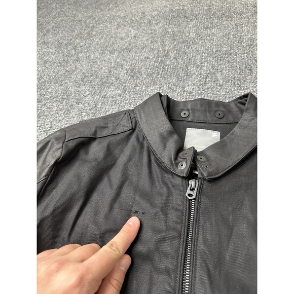 Womens G Star Raw Zip Jacket Black Lightweight Bomber, Size XL - Picture 10 of 10